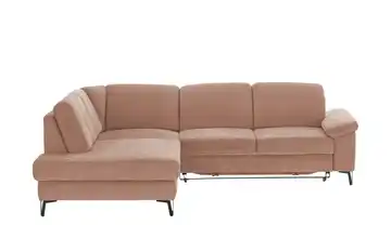 Ecksofa Coco links Rostrot