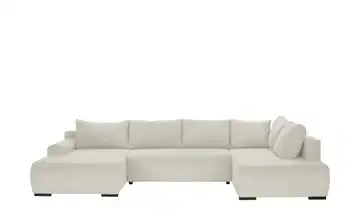 Wohnlandschaft Nelly Cordstoff links Beige