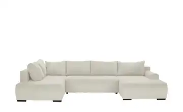 Wohnlandschaft Nelly Cordstoff rechts Beige