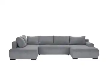 Wohnlandschaft Nelly Cordstoff rechts Dunkelgrau