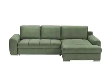 bobb Ecksofa Soumia Grün Mikrofaser rechts