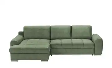 bobb Ecksofa Soumia Grün Mikrofaser links