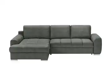 bobb Ecksofa Soumia Graphit Mikrofaser links