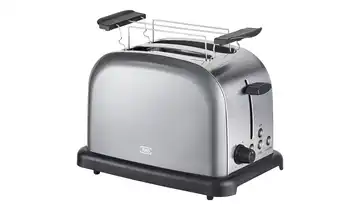 KHG Toaster  TO-1005 (AS) Anthrazit / edelstahlfarben / Schwarz