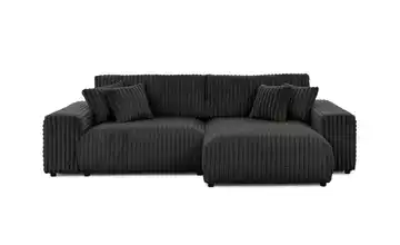 Ecksofa rechts Dunkelgrau