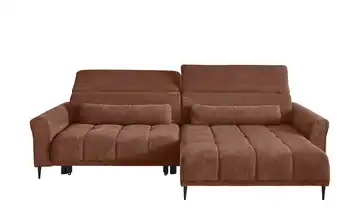 Ecksofa Logan rechts Terracotta