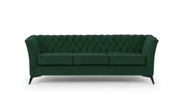 Einzelsofa Wilhelm Schwarz Flaschengrün