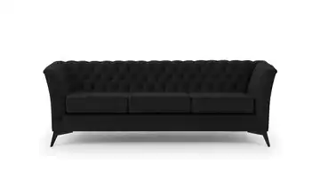 Einzelsofa Wilhelm Schwarz Schwarz