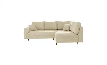 Ecksofa rechts Beige
