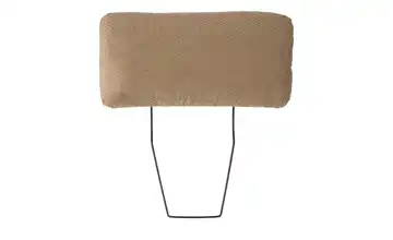Kopfstütze Carly Taupe Webstoff