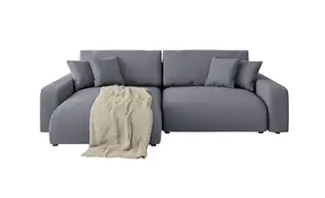 Ecksofa links Grau