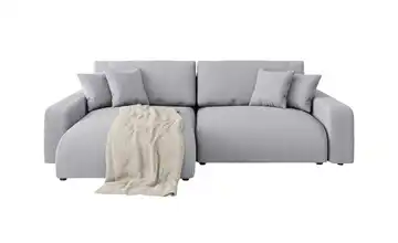 Ecksofa links Hellgrau