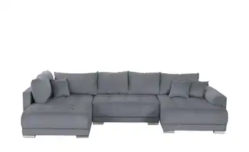 Wohnlandschaft Lemmon Cordstoff Anthrazit rechts