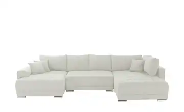 Wohnlandschaft Lemmon Flachgewebe Beige links