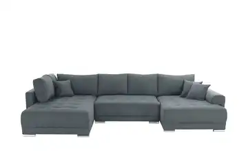 Wohnlandschaft Lemmon Flachgewebe Anthrazit rechts