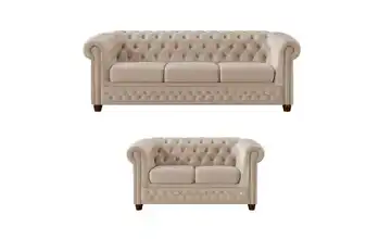 S-STYLE Polstergarnitur 3+2 Beige