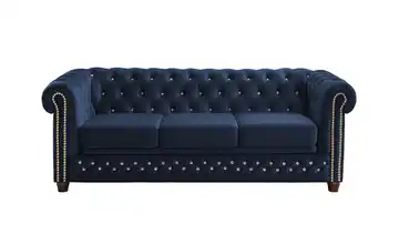 S-STYLE Einzelsofa Marineblau