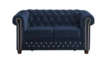 S-STYLE Einzelsofa Marineblau