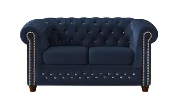 S-STYLE Einzelsofa Marineblau