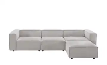 Big Sofa inklusive Hocker Sienna Grau