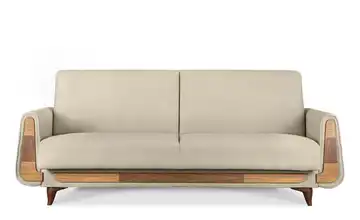 KONSIMO Einzelsofa Boucléstoff Creme