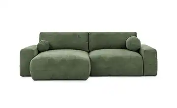 S-STYLE Ecksofa links Grün
