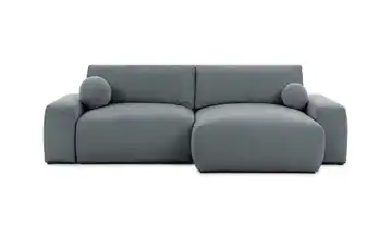 S-STYLE Ecksofa rechts Dunkelgrau
