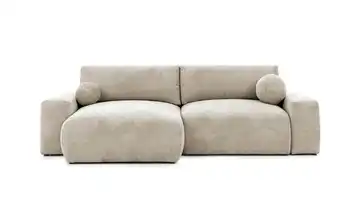 S-STYLE Ecksofa links Dunkelbeige
