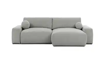 S-STYLE Ecksofa rechts Grau