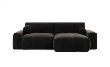 S-STYLE Ecksofa rechts Braun