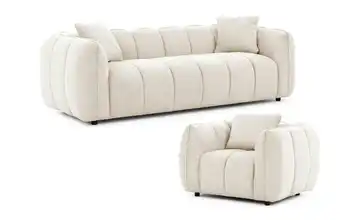 S-STYLE Polstergarnitur 3+1 Beige