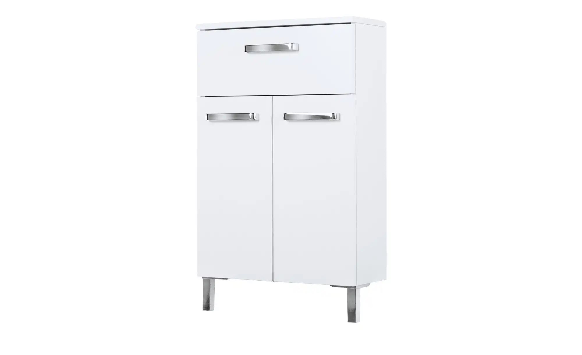 Bad-Unterschrank Waidhofen | weiß | Maße (cm): B: 50 H: 81 T: 20.0 Badmöbel > Badschränke > Bad-Unterschränke - Sconto Image