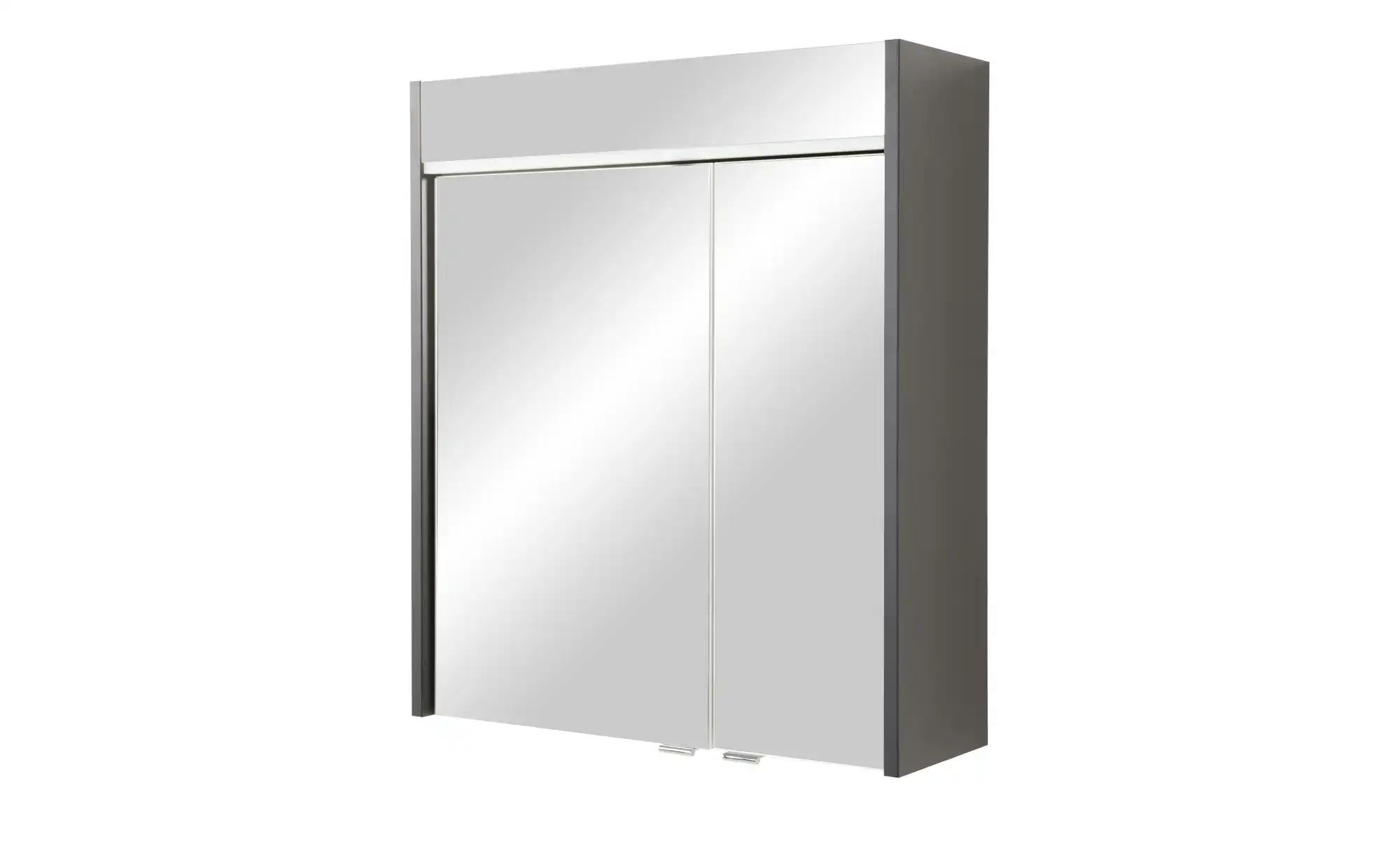 Spiegelschrank Vils | grau | Maße (cm): B: 60 H: 70 T: 20.0 Badmöbel > Badschränke > Spiegelschränke - Sconto Image