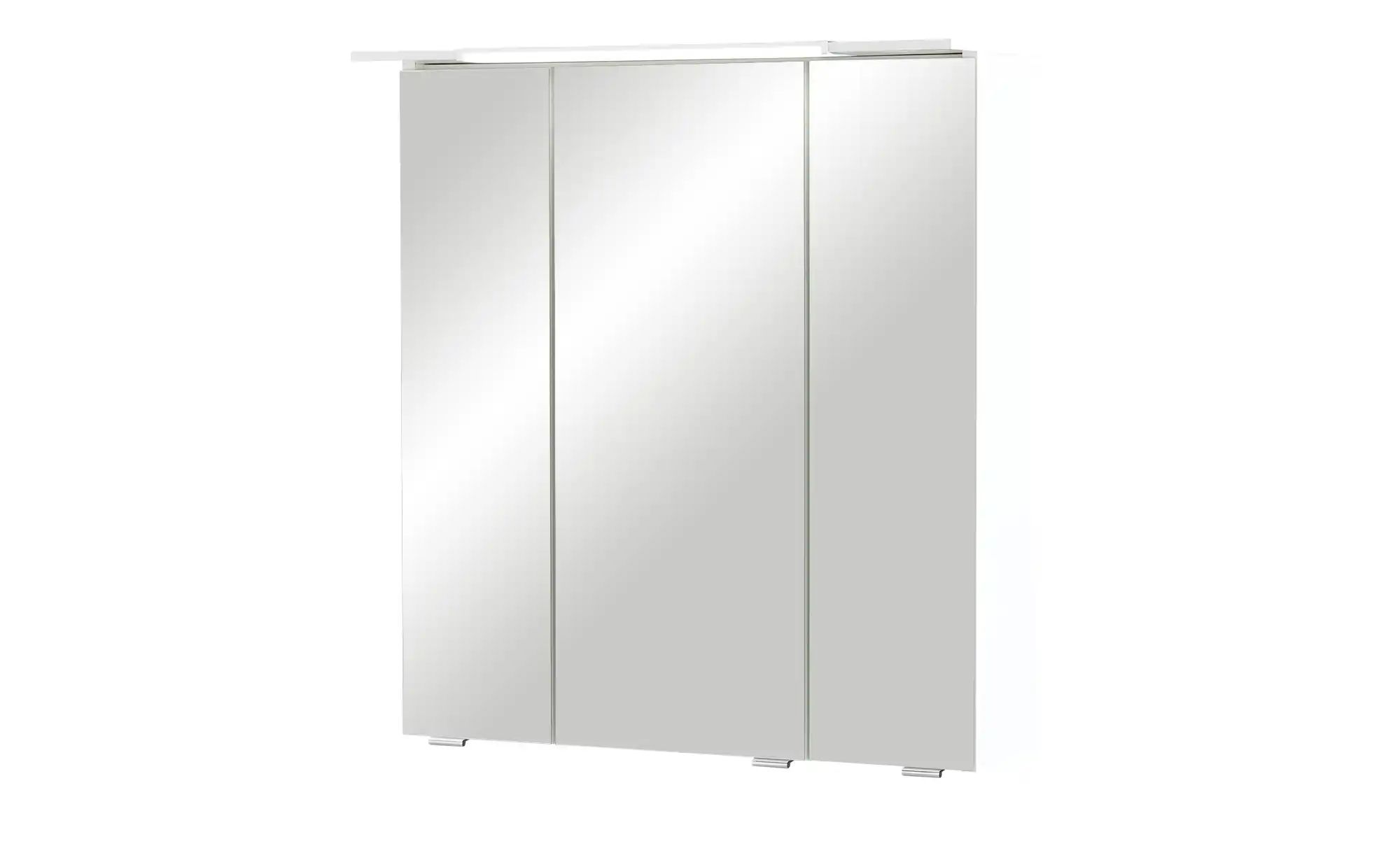 Bad-Spiegelschrank Friesach | weiß | Maße (cm): B: 65 H: 70 T: 16.0 Badmöbel > Badschränke > Spiegelschränke - Sconto Image