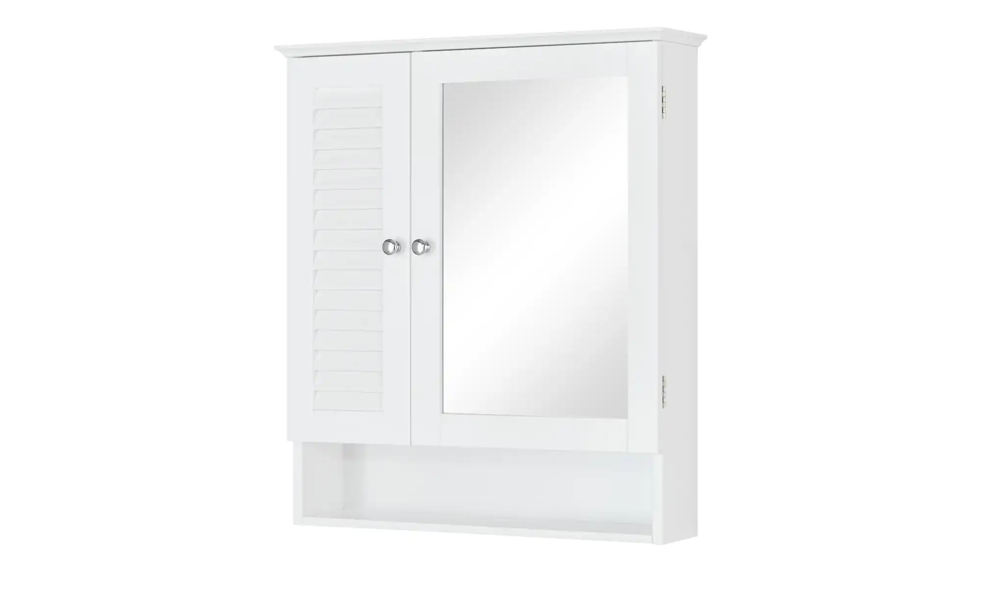 Spiegelschrank Klagenfurt | weiß | Maße (cm): B: 60 H: 68 T: 15.0 Badmöbel > Badschränke > Spiegelschränke - Sconto Image