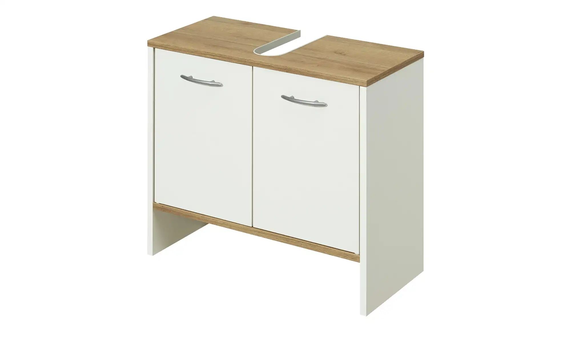 Waschbeckenunterschrank Sina | weiß | Maße (cm): B: 62 H: 54 T: 28.0 Badmöbel > Badschränke > Waschbeckenunterschränke - Sconto Image