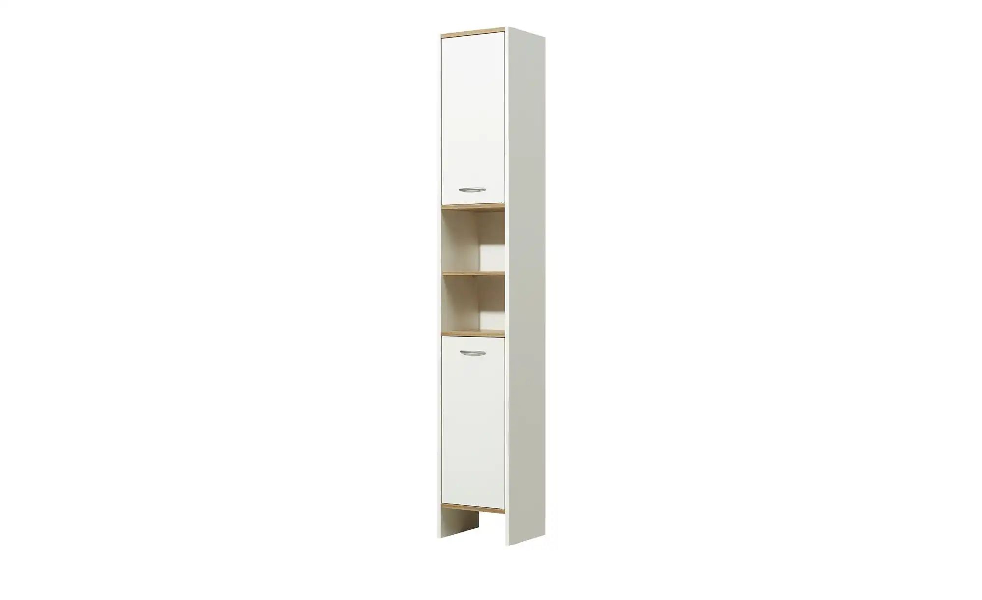 Hochschrank Sina | weiß | Maße (cm): B: 33 H: 195,5 T: 28.0 Badmöbel > Badschränke > Bad-Hochschränke - Sconto Image