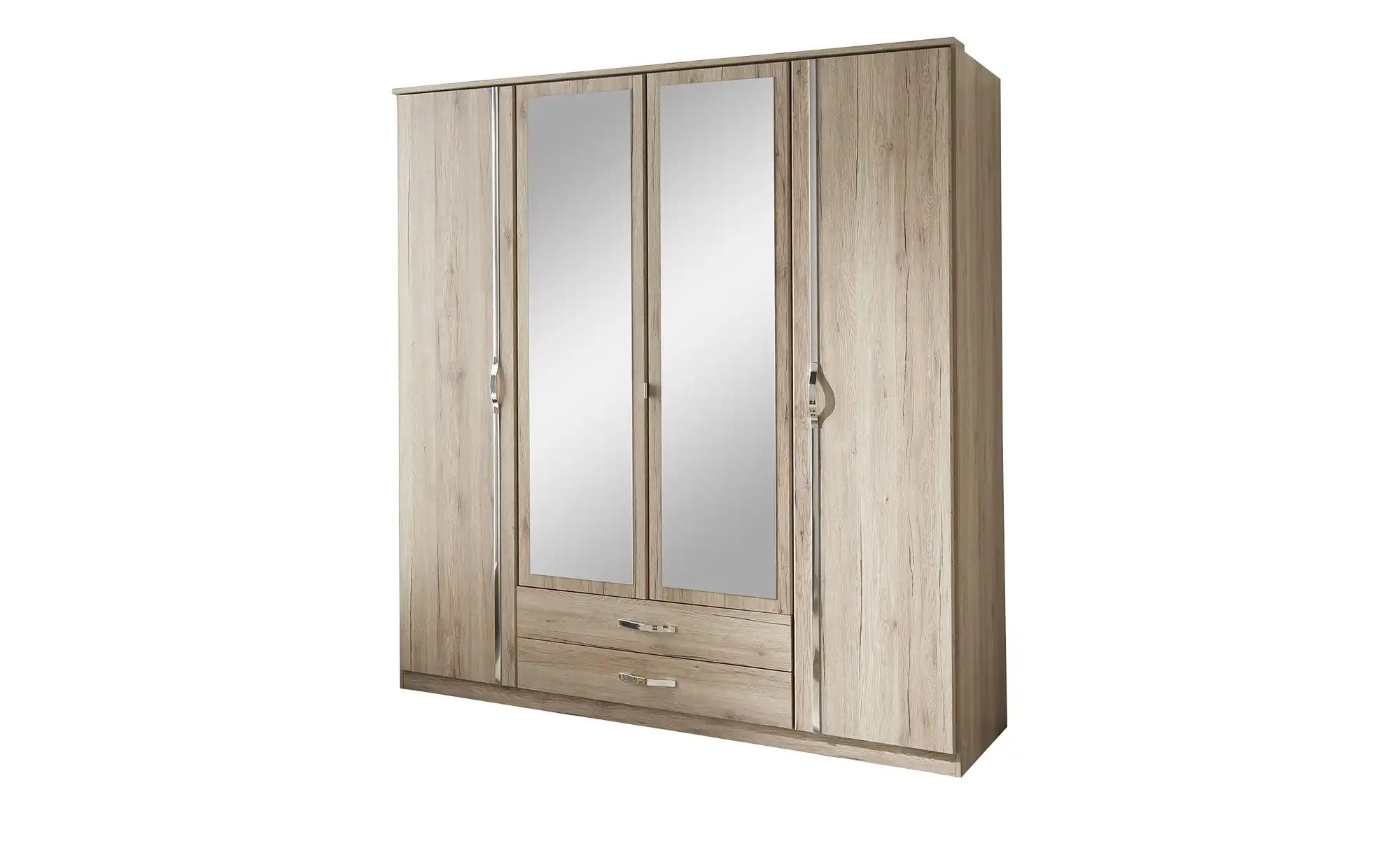 Kleiderschrank Duo | holzfarben | Maße (cm): B: 179 H: 199 T: 58.0 Schränke > Kleiderschränke > Drehtürenschränke - Sconto Image
