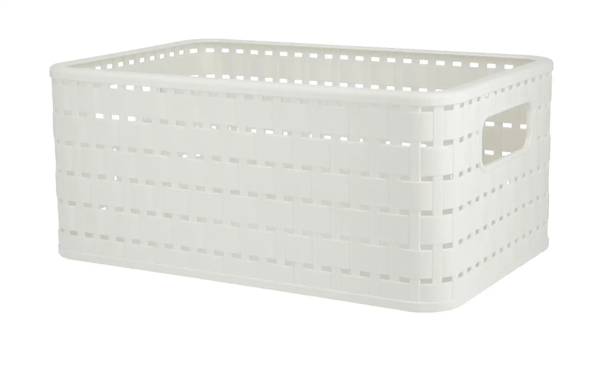 Rotho Aufbewahrungsbox COUNTRY | weiß | Kunststoff | Maße (cm): B: 18,5 H: 12,6 Aufbewahren & Ordnen > Aufbewahrungsboxen - Sconto Image