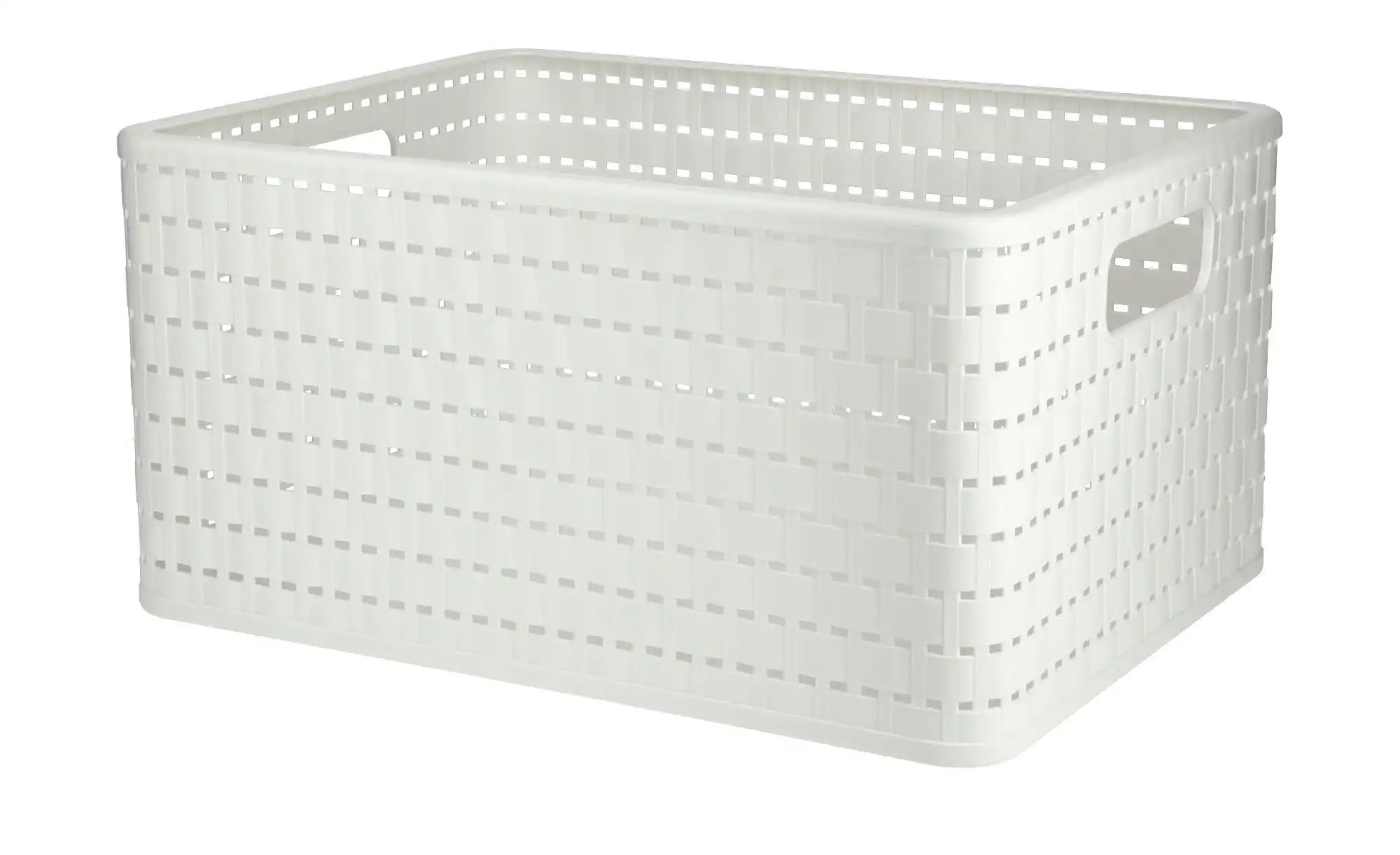 Rotho Aufbewahrungsbox COUNTRY | weiß | Kunststoff | Maße (cm): B: 27,8 H: 19,1 Aufbewahren & Ordnen > Aufbewahrungsboxen - Sconto Image