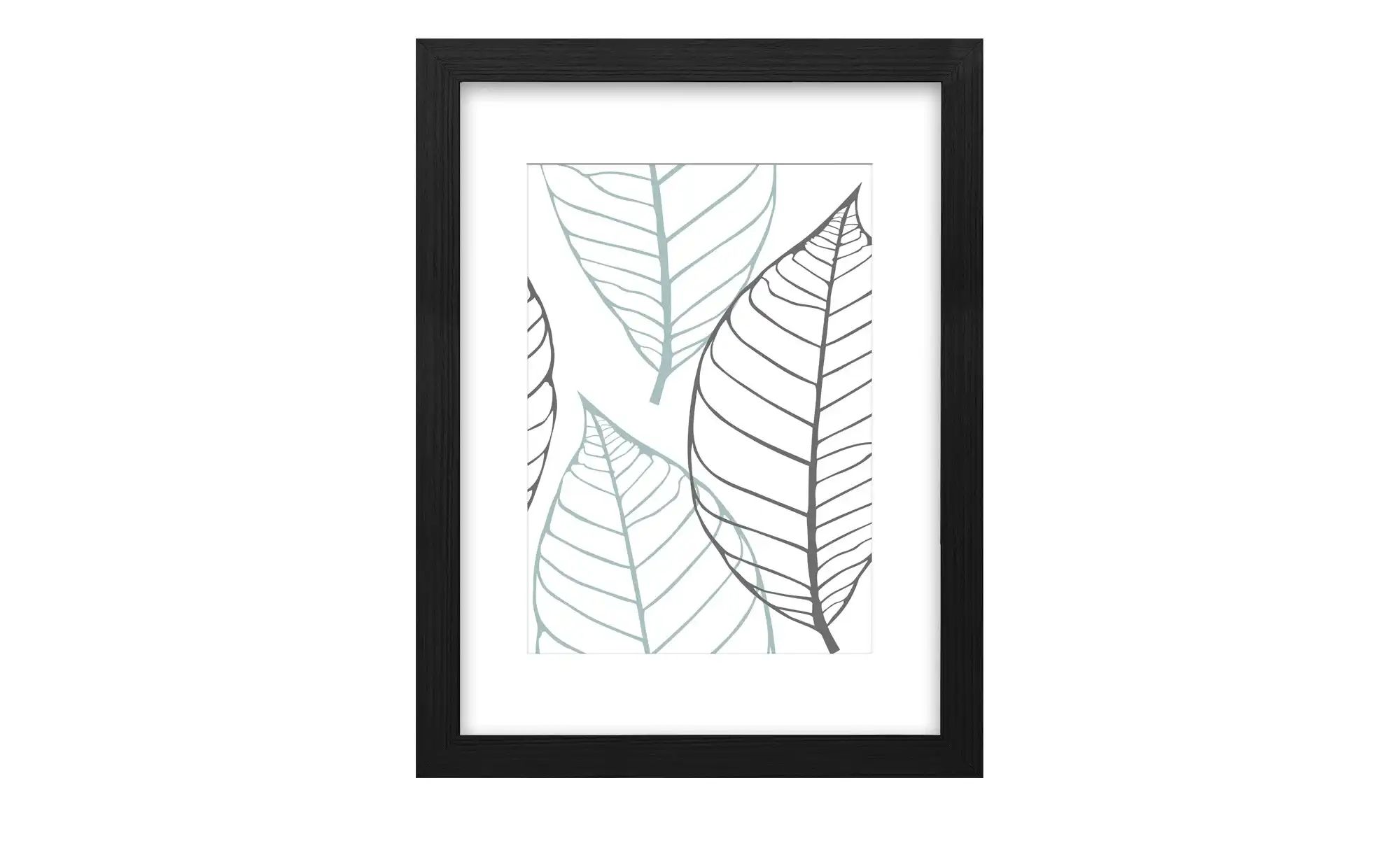 Holzbilderrahmen 18x24 cm Iceland | schwarz | Holzwerkstoff | Maße (cm): B: 20 H: 26 T: 2.8 Dekoration > Bilderrahmen - Sconto Image