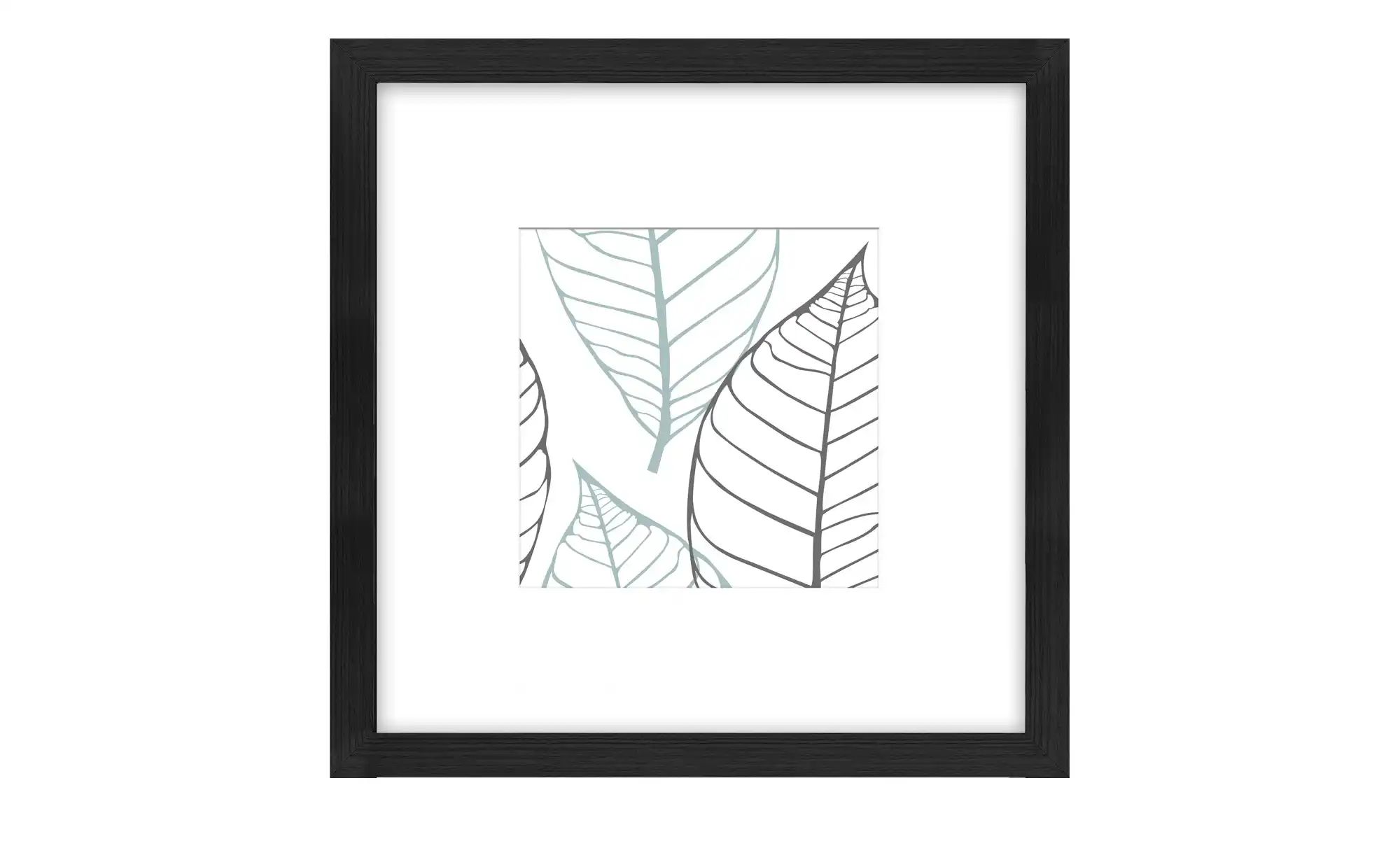 Bilderrahmen 23x23 cm Iceland | schwarz | Holzwerkstoff | Maße (cm): B: 25 H: 25 T: 2.8 Dekoration > Bilderrahmen - Sconto Image