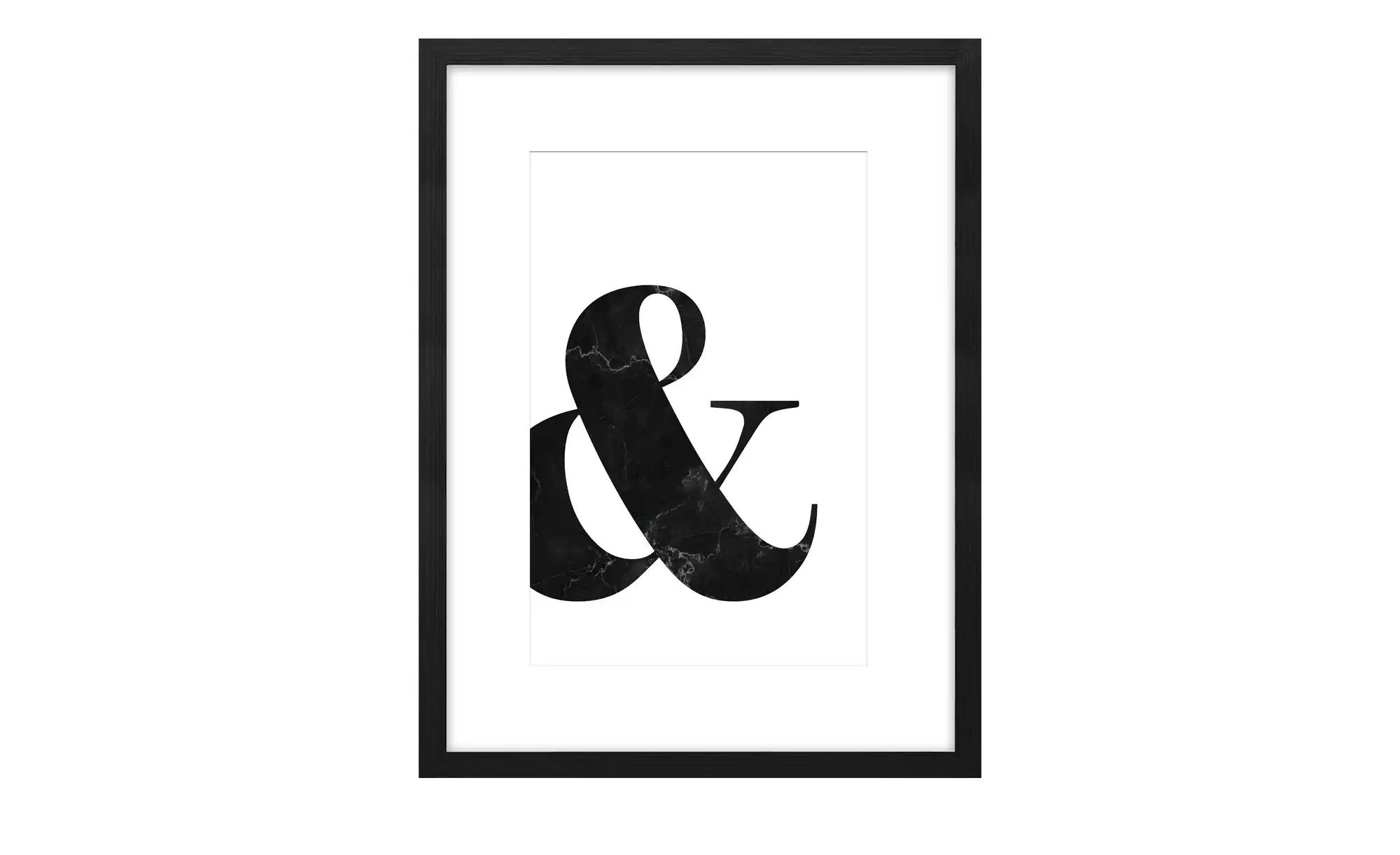 Holzbilderrahmen 30x40 cm Iceland | schwarz | Holzwerkstoff | Maße (cm): B: 32 H: 42 T: 2.8 Dekoration > Bilderrahmen - Sconto Image