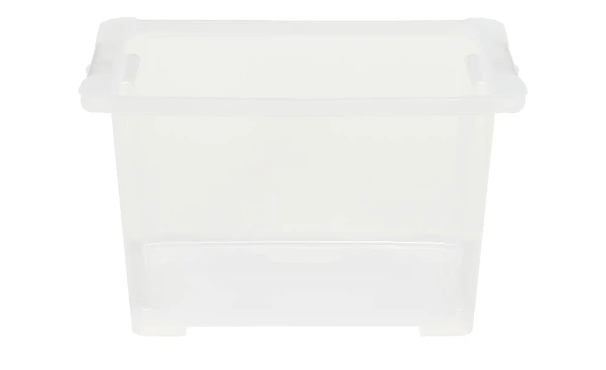 Rotho Aufbewahrungsbox | transparent/klar | Kunststoff | Maße (cm): B: 27,9 H: 22,8 Aufbewahren & Ordnen > Aufbewahrungsboxen - Sconto Image