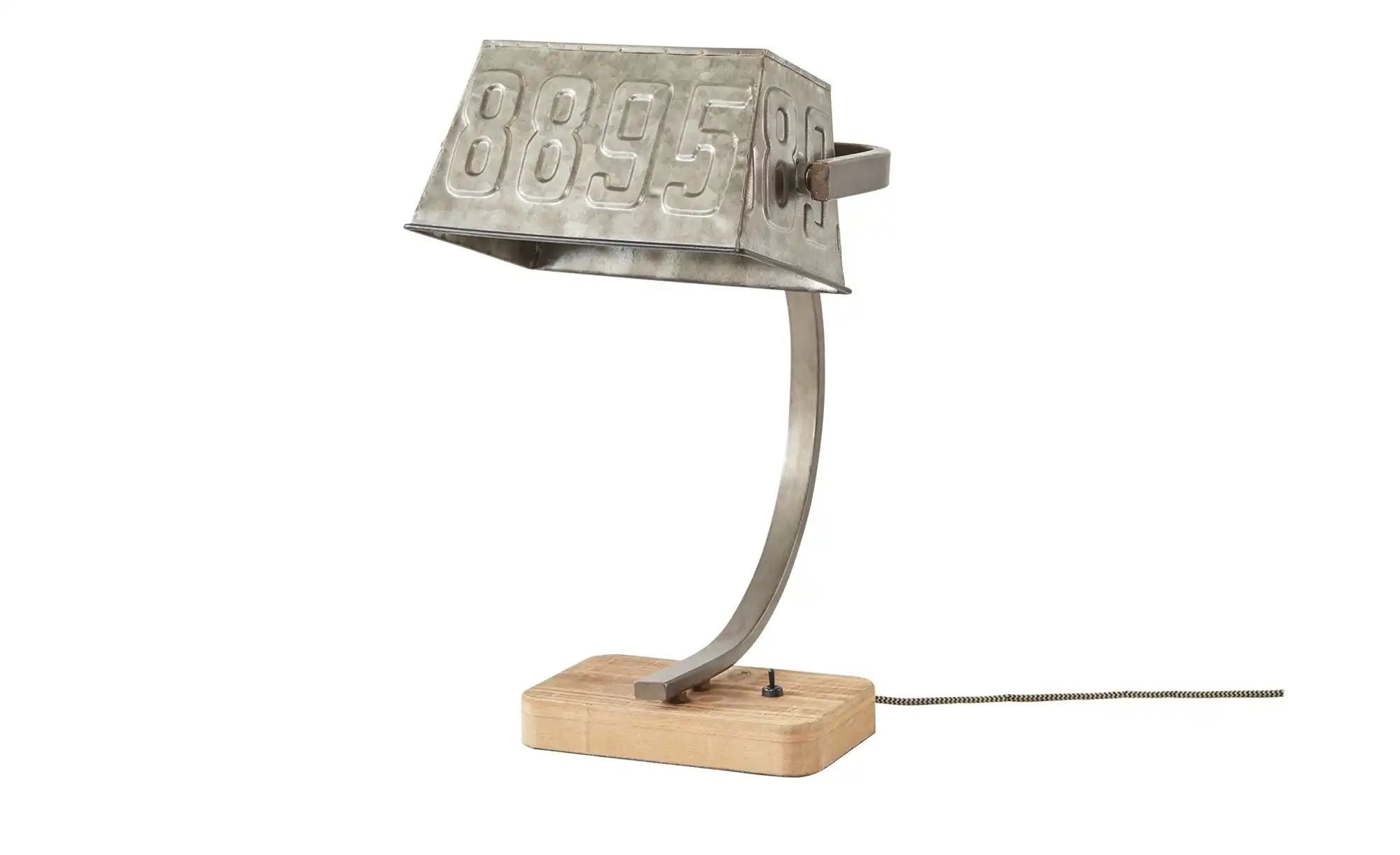 Tischleuchte 1-flammig | silber | Maße (cm): H: 40 Lampen & Leuchten > Tischlampen - Sconto Image