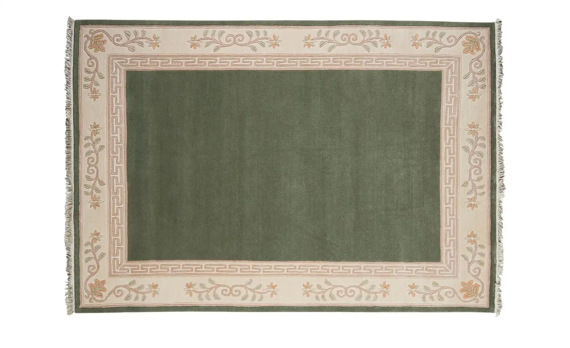 Nepal Teppich Classica Grun 170x240 Cm Sconto