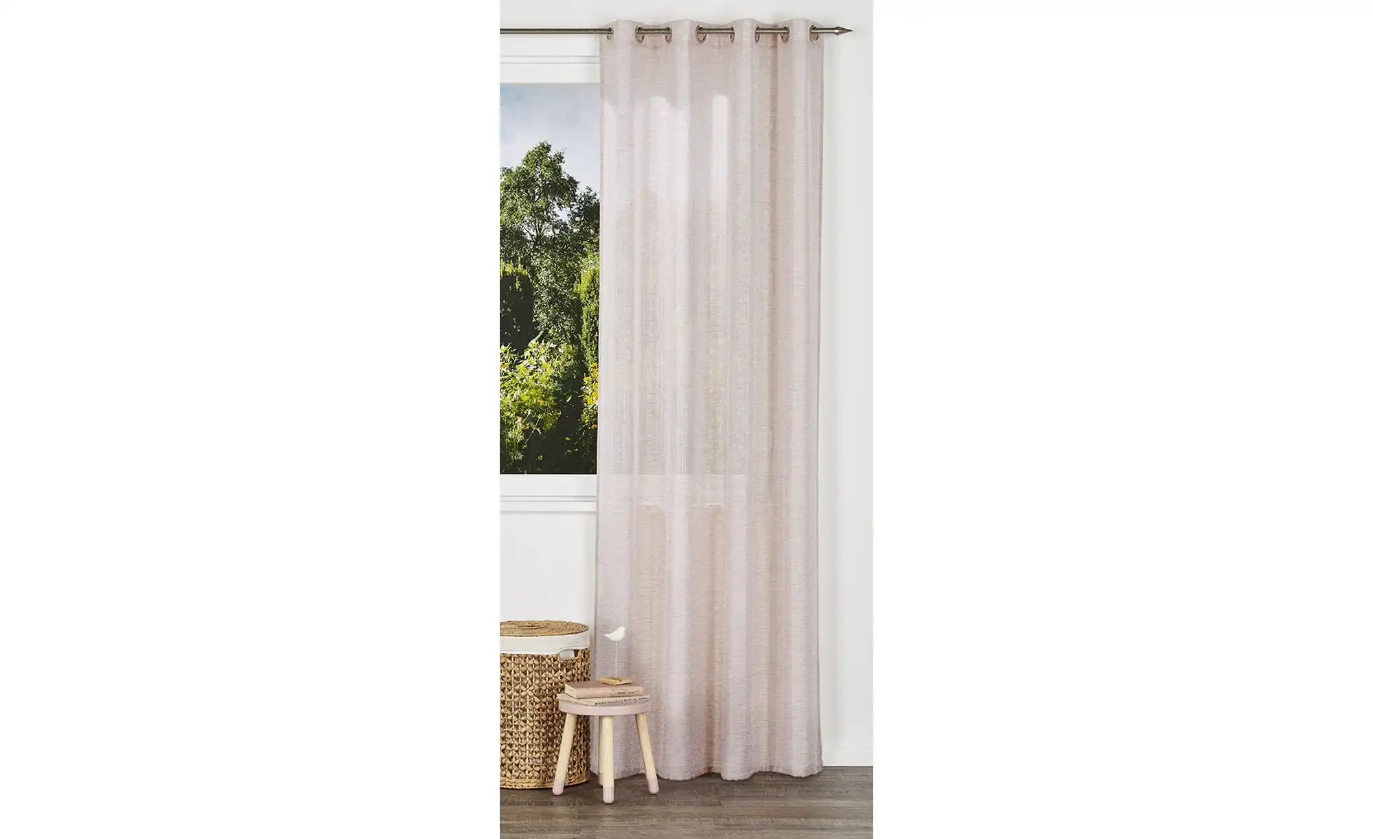 como Ösenschal | beige | Maße (cm): B: 140 H: 245 Gardinen & Sichtschutz > Schlaufenschals - Sconto Image