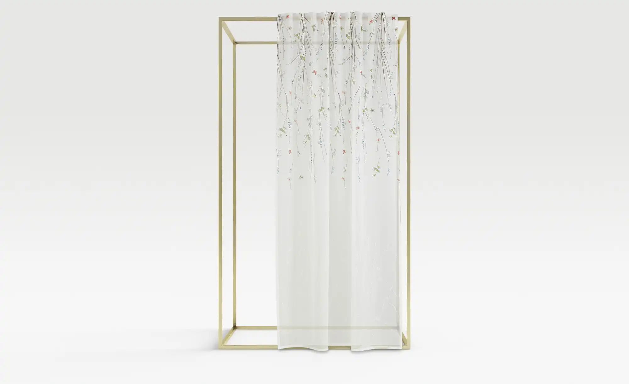 como Verdeckter Schlaufenschal | weiß | Maße (cm): B: 140 H: 245 Gardinen & Sichtschutz > Schlaufenschals - Sconto Image