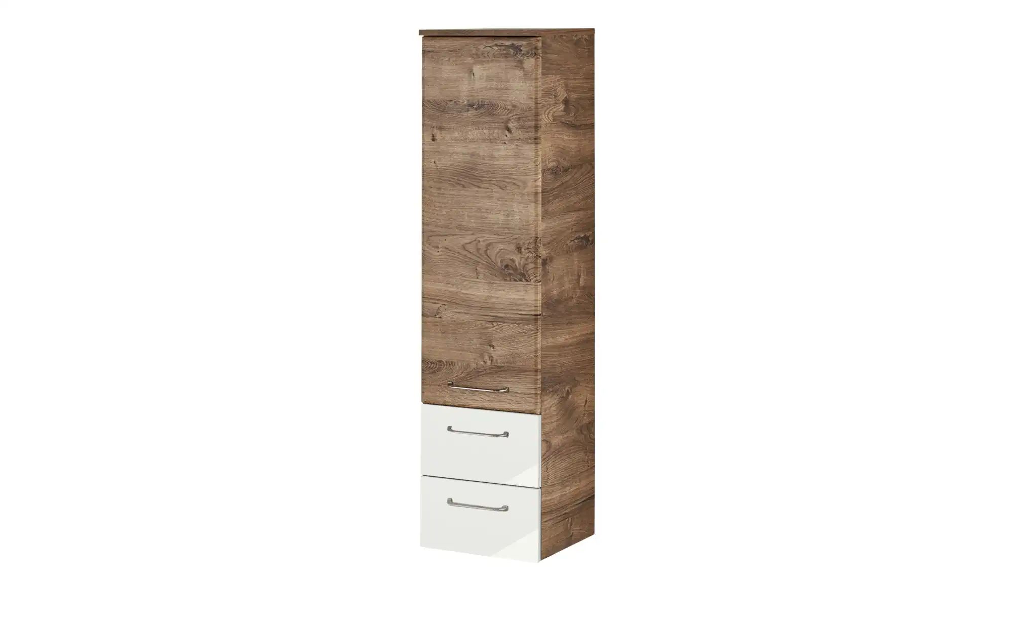 Midischrank Friesach | holzfarben | Maße (cm): B: 35 H: 136,1 T: 33.0 Badmöbel > Badschränke > Bad-Hochschränke - Sconto Image