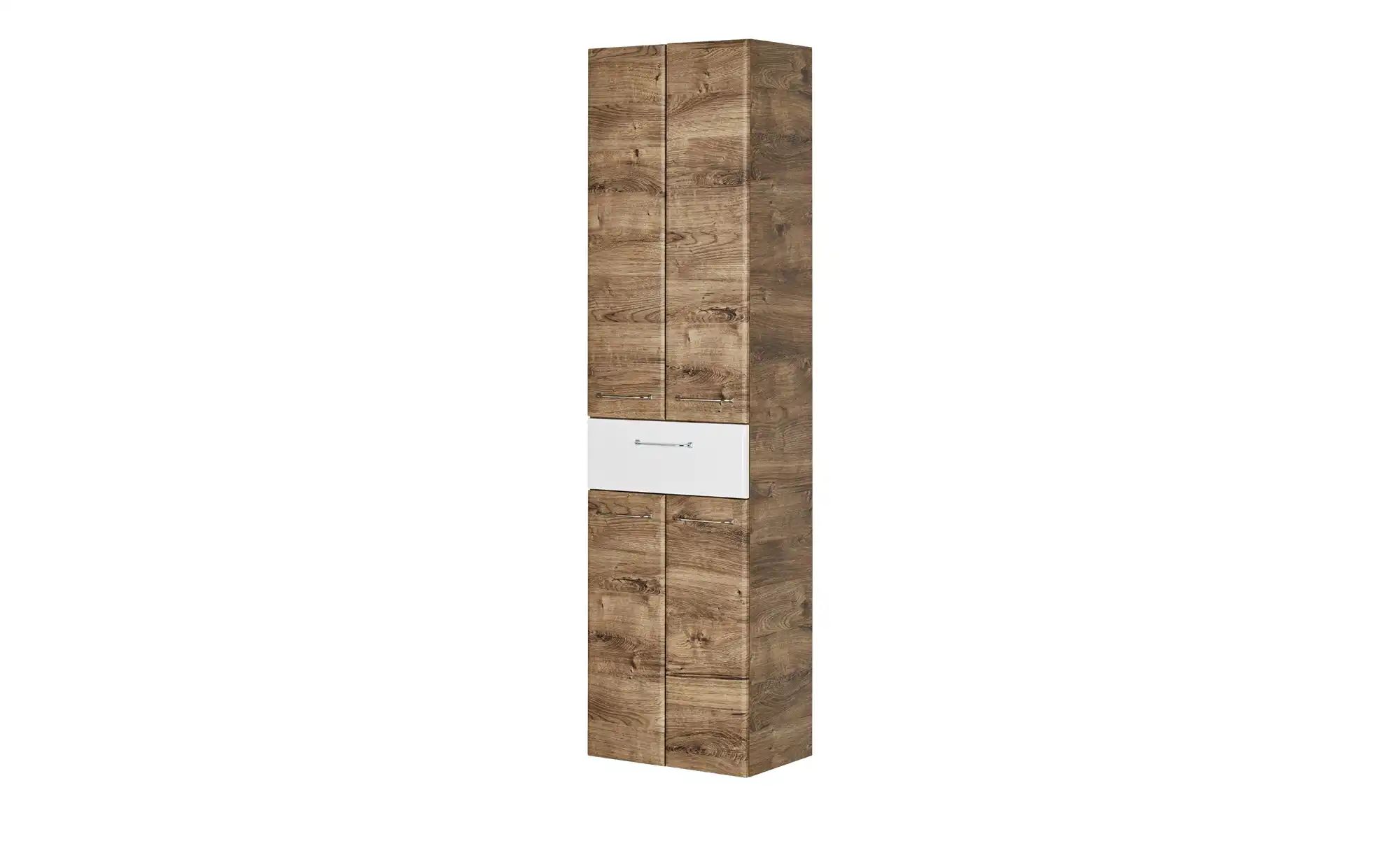 Hochschrank Friesach | holzfarben | Maße (cm): B: 50 H: 185,5 T: 33.0 Badmöbel > Badschränke > Bad-Hochschränke - Sconto Image